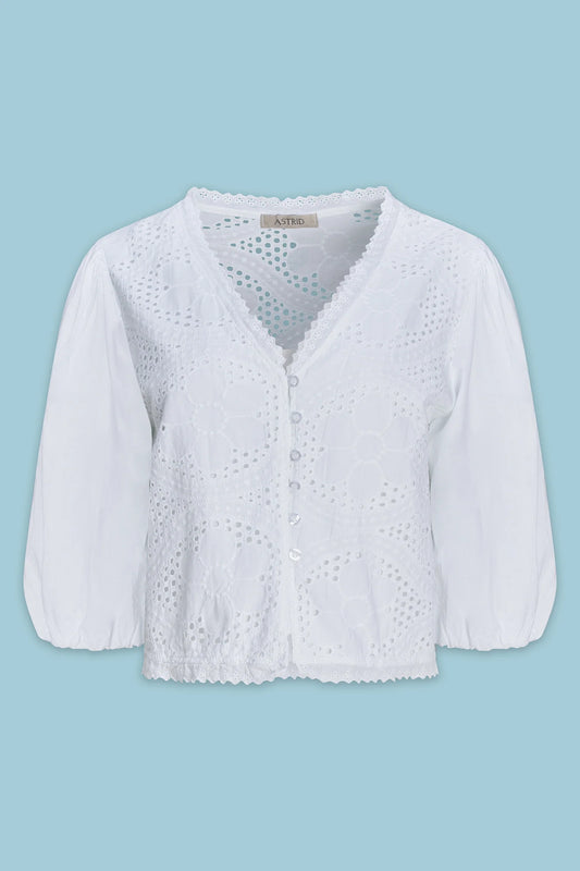 ASTRID 21-318951 EYELET 3/4 TOP