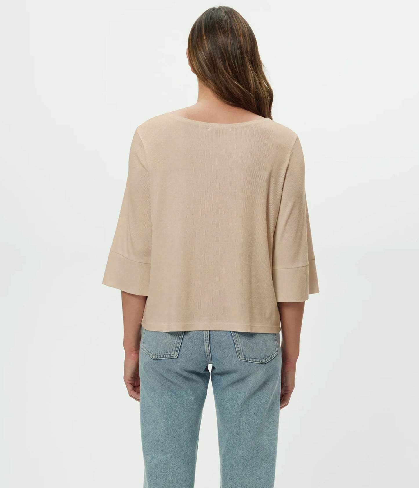 MS 25117 ROSALYN WIDE NECK TOP