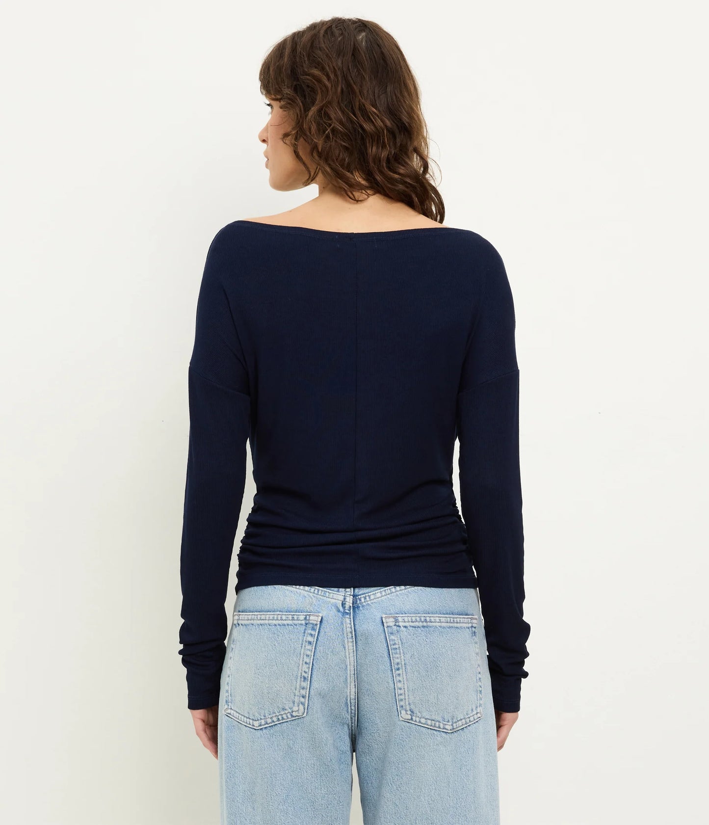 MS 25121 LS RIB OFF SHLDR TOP