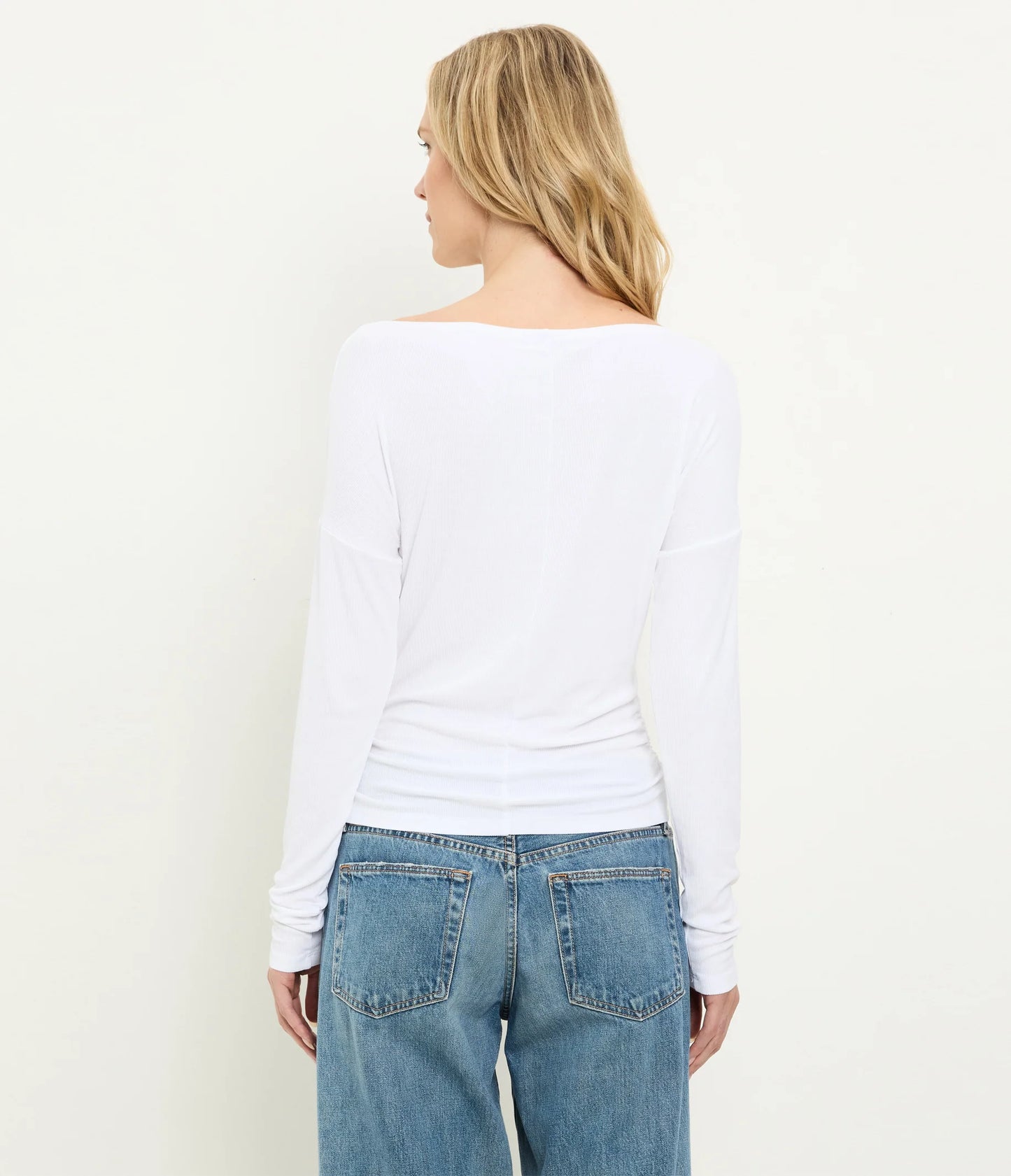 MS 25121 LS RIB OFF SHLDR TOP