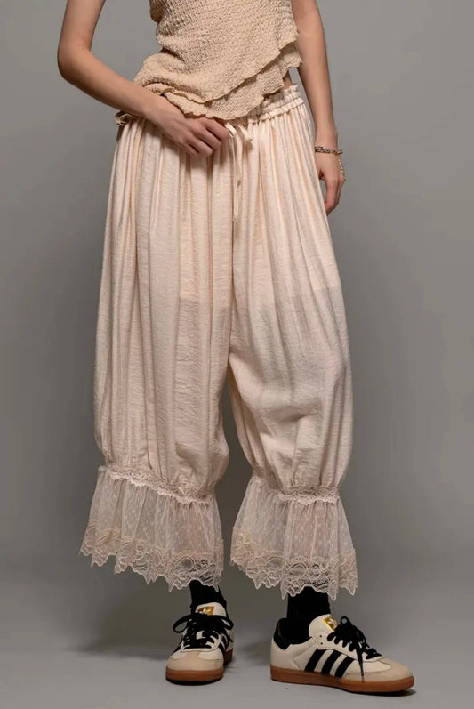 Cropped Bloomer Pants