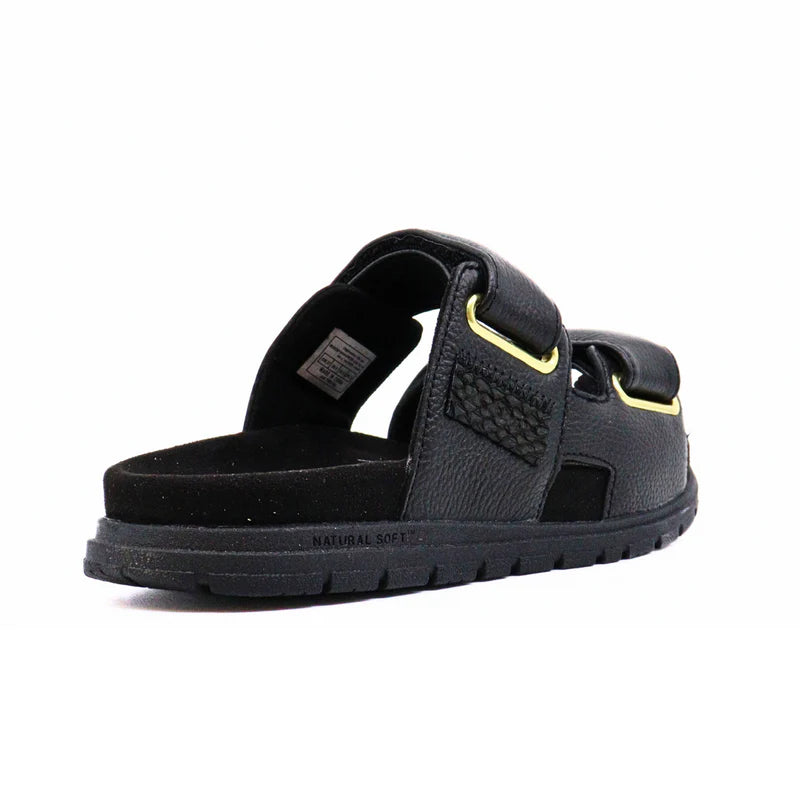 Leather Two-Strap Sandal