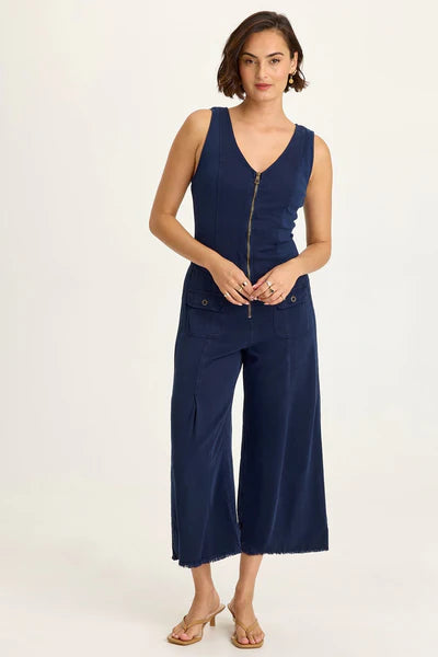XCVI 3547 SLVLESS JUMPSUIT