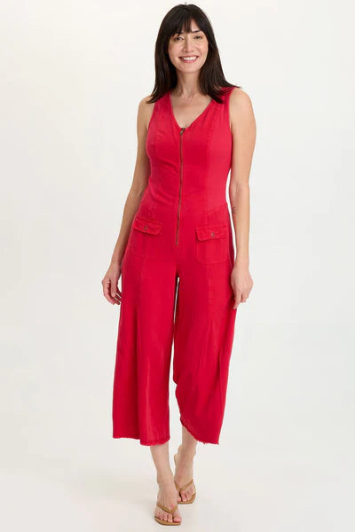 XCVI 3547 SLVLESS JUMPSUIT