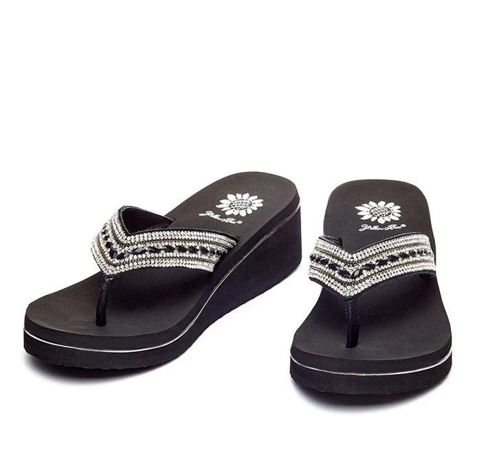 YBOX MARCY BLING WEDGE SANDAL