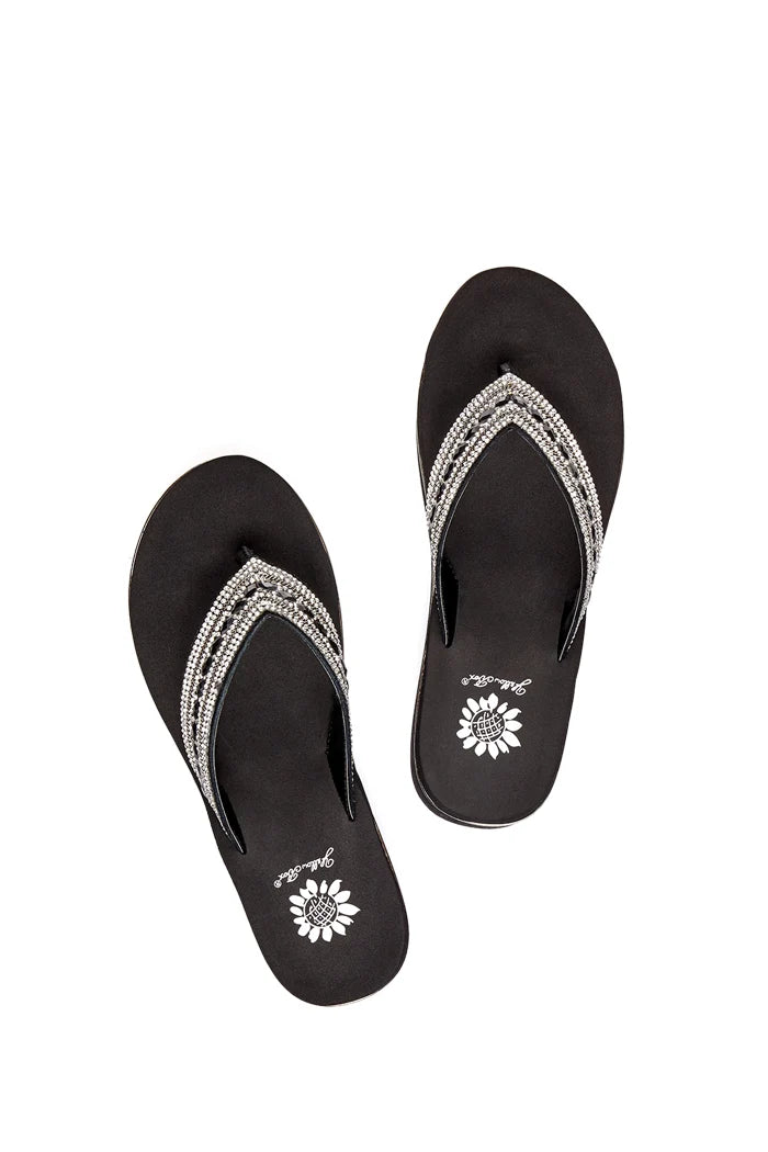 YBOX MARCY BLING WEDGE SANDAL