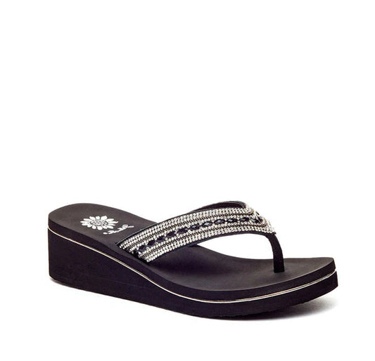 YBOX MARCY BLING WEDGE SANDAL