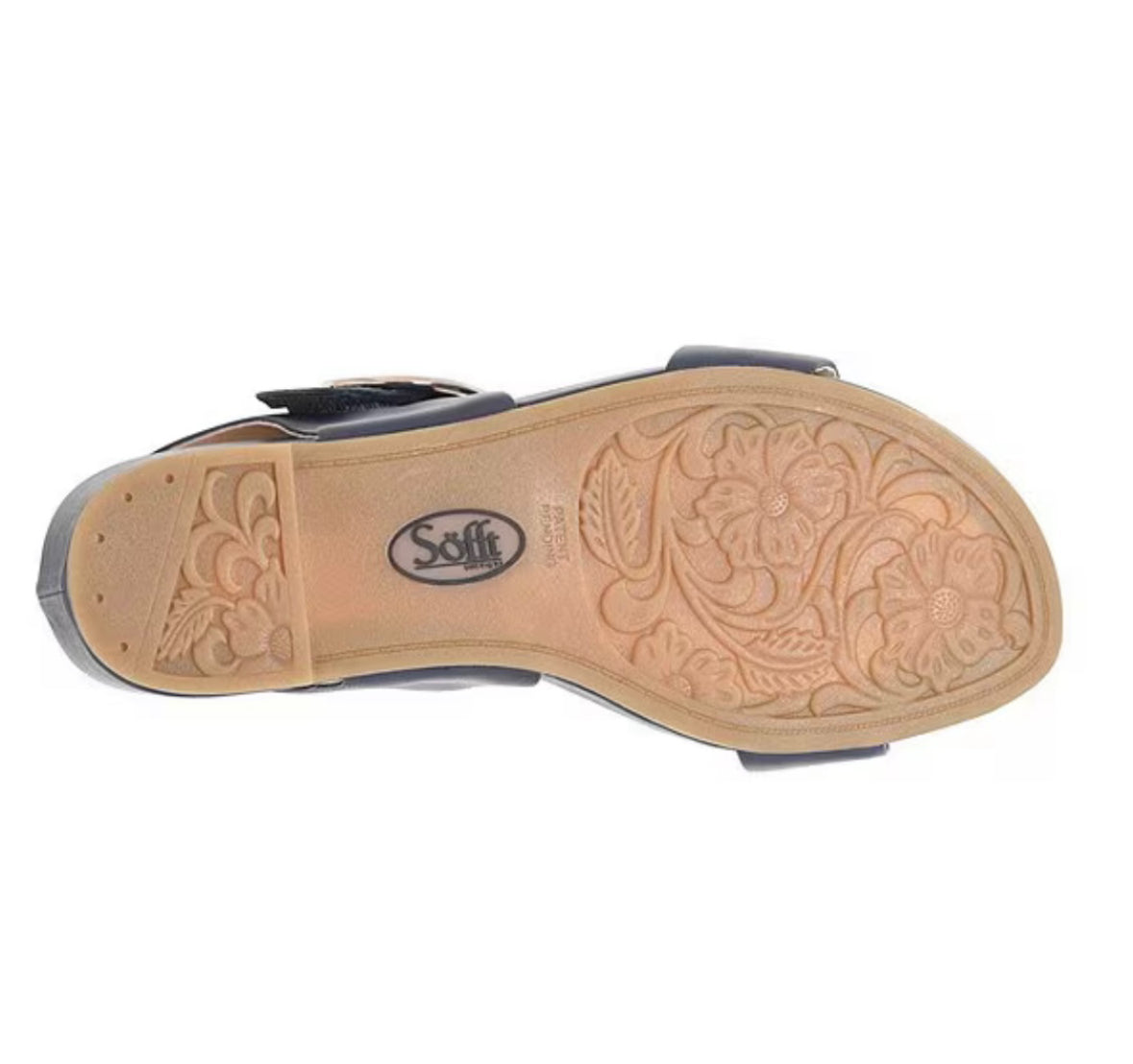 Leather Wedge Sandal Heel