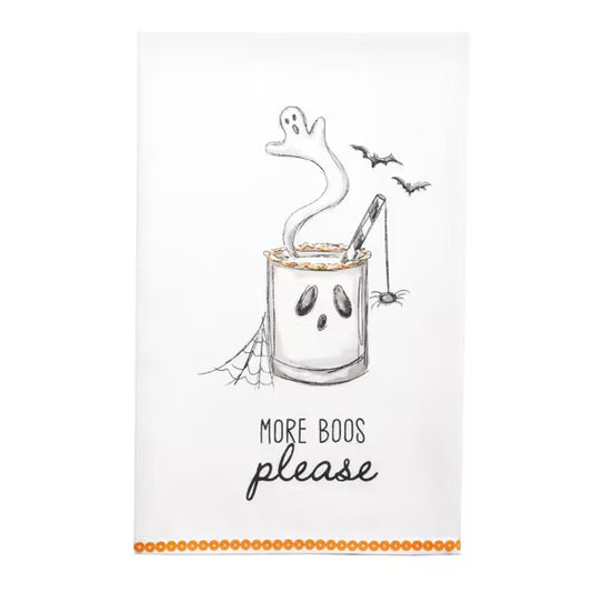 MUD 42170329 HALLOWEEN TEA TOWEL