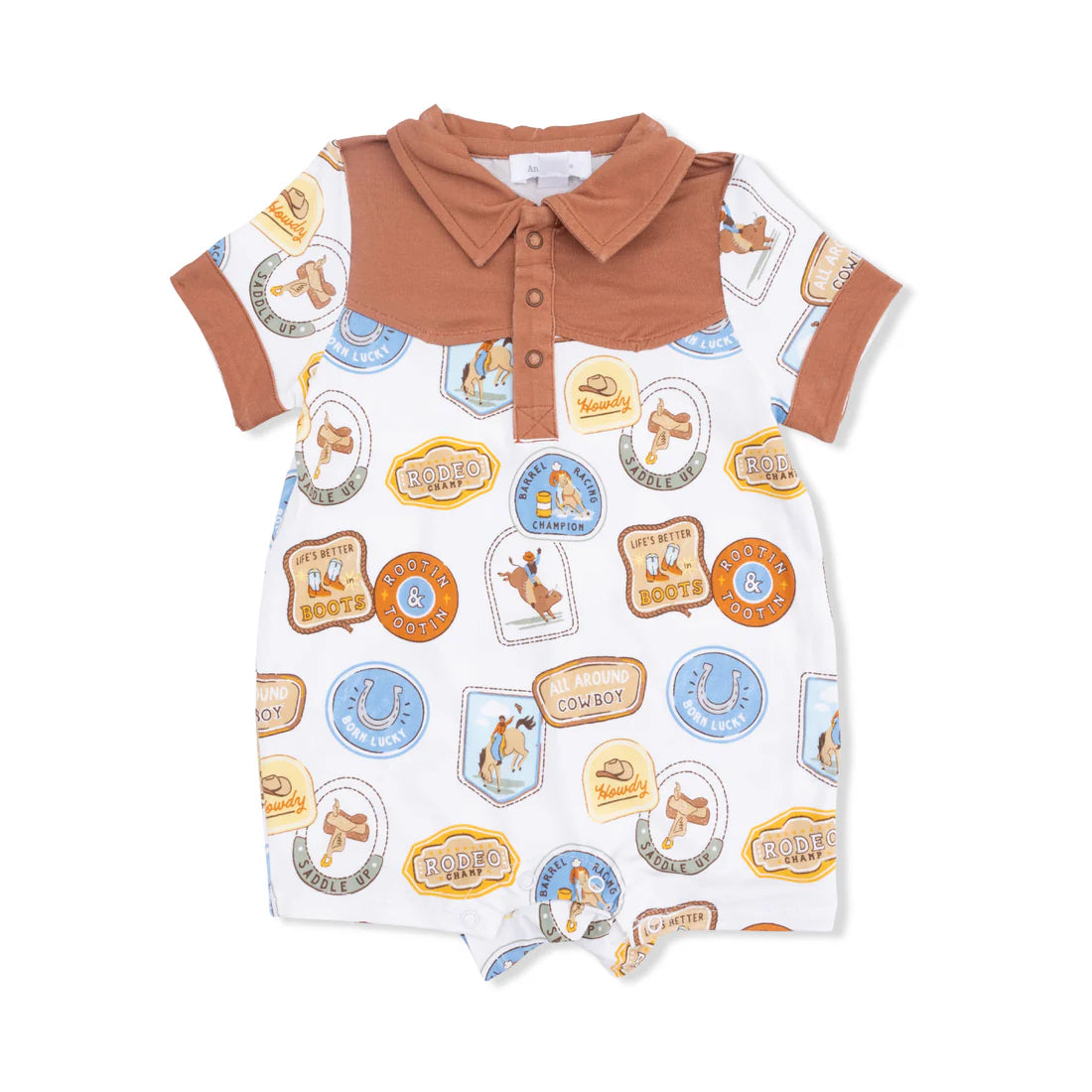 ANGEL 512 SS POLO ROMPER