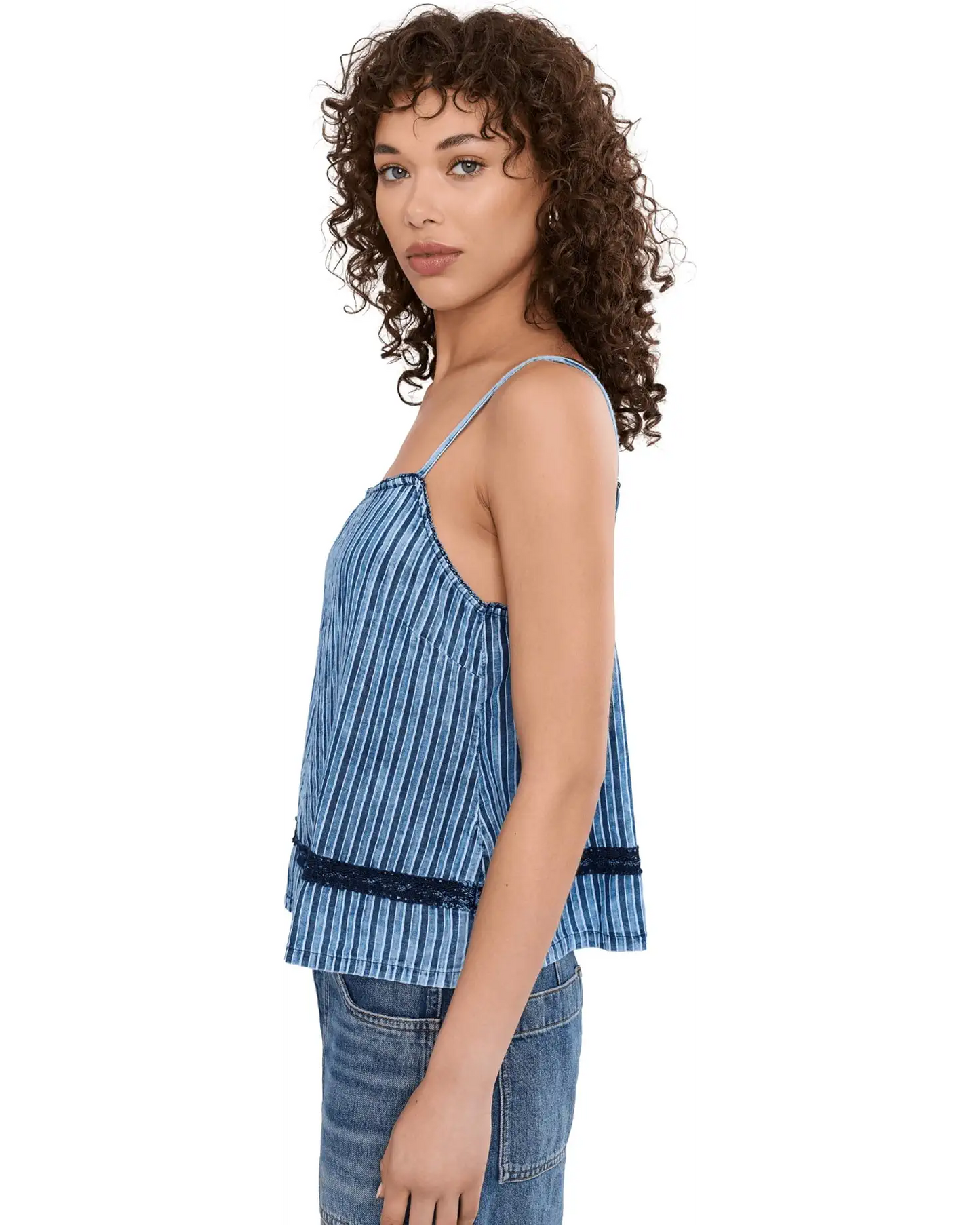 MS BELLA SQ NECK TANK