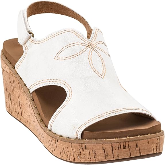 CORKYS DARLIN WESTERN ANKLESTRAP WEDGE