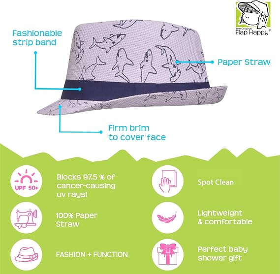 FLAP FEDORA HAT