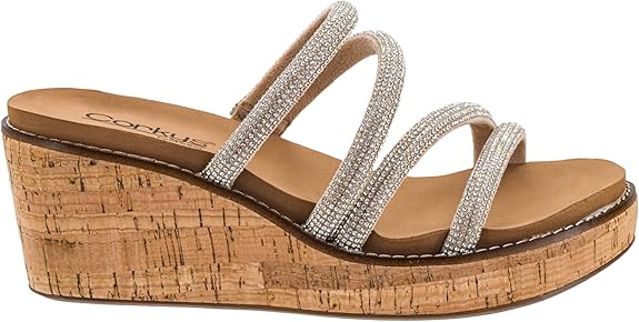 CORKYS SUMMER GLOW STRAPPY RHSTN WEDGE