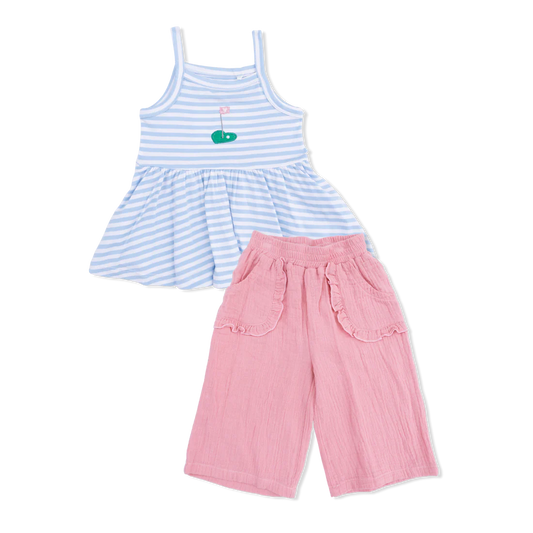 ANGEL 724 PEPLUM TANK W/PANT