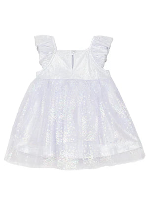 CHUMS Purple Flower Mesh Tutu Dress