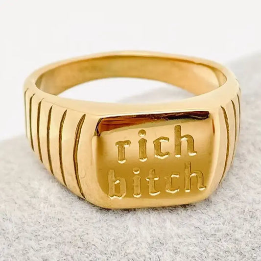 MIO RICH BITCH RING GDIP