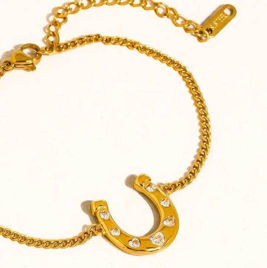 MAIQ DIP HSHOE CHAIN BRACELET