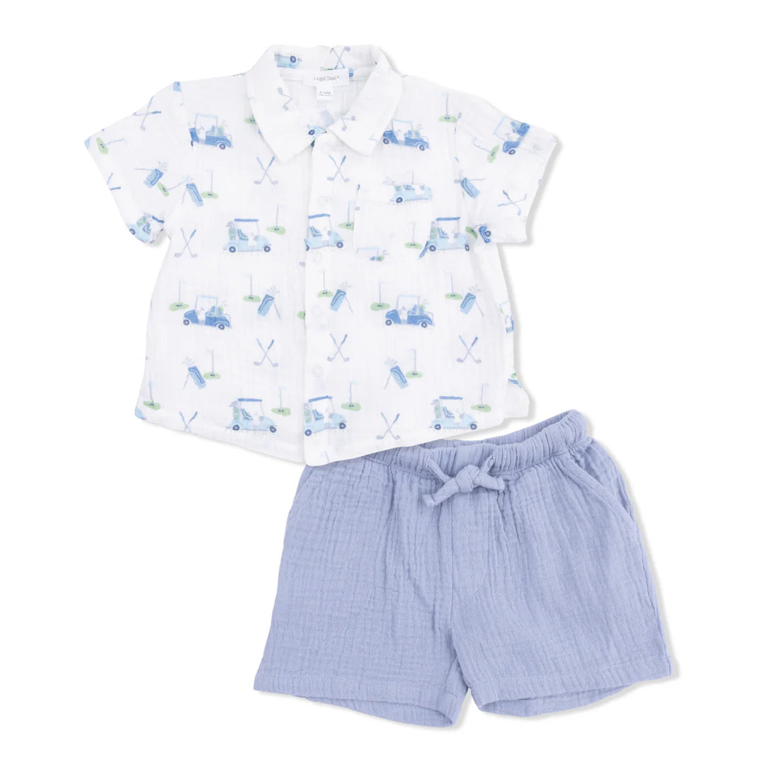 ANGEL 827 MUSLIN POLO SET