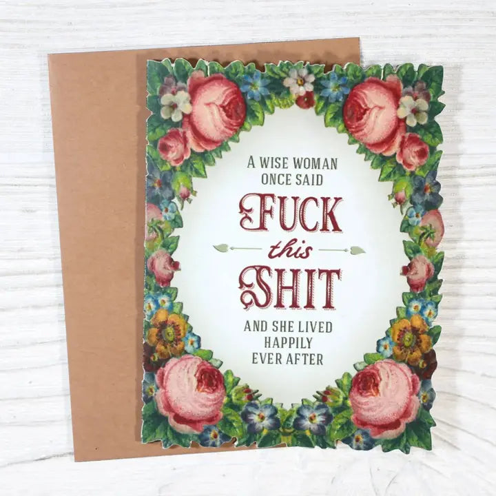 BAD FUNNY GREETING CARD