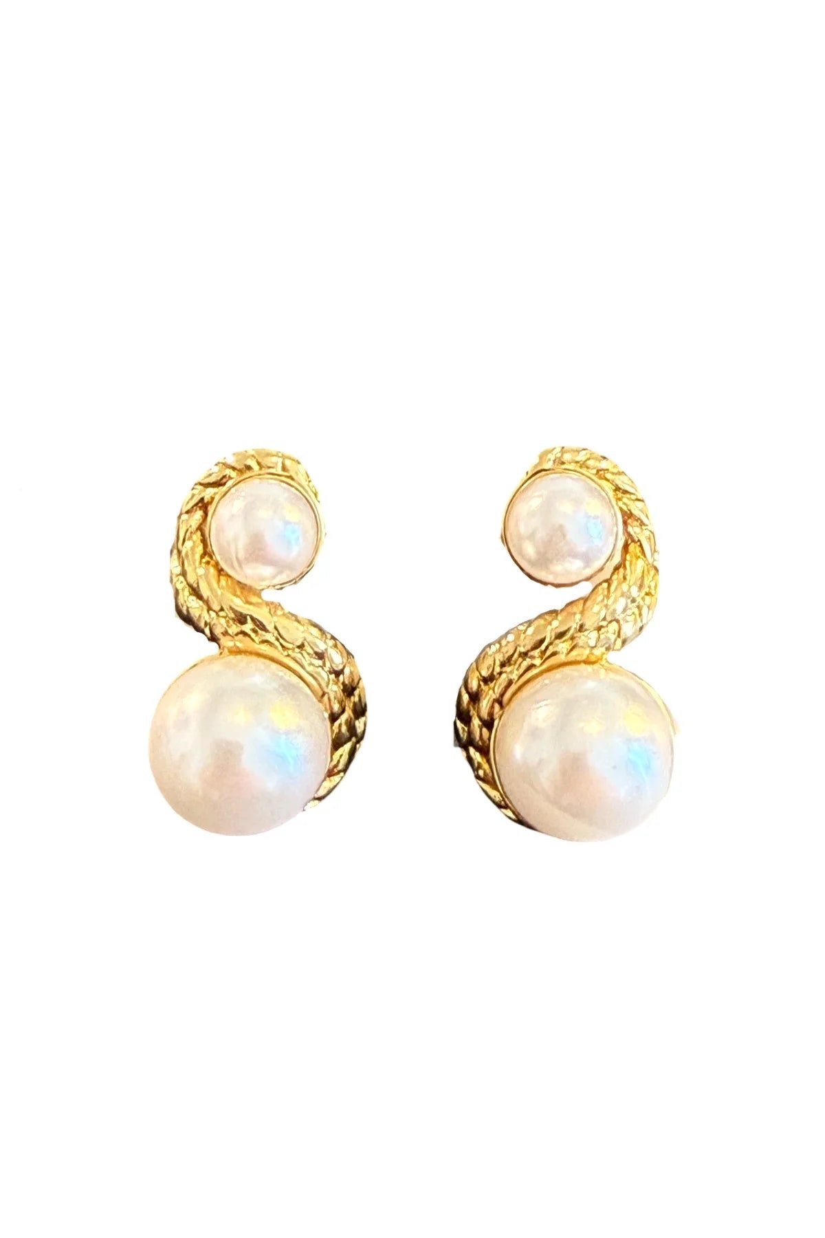 CIMMBER E508 FRENCH RIVIERA PRL EARRING