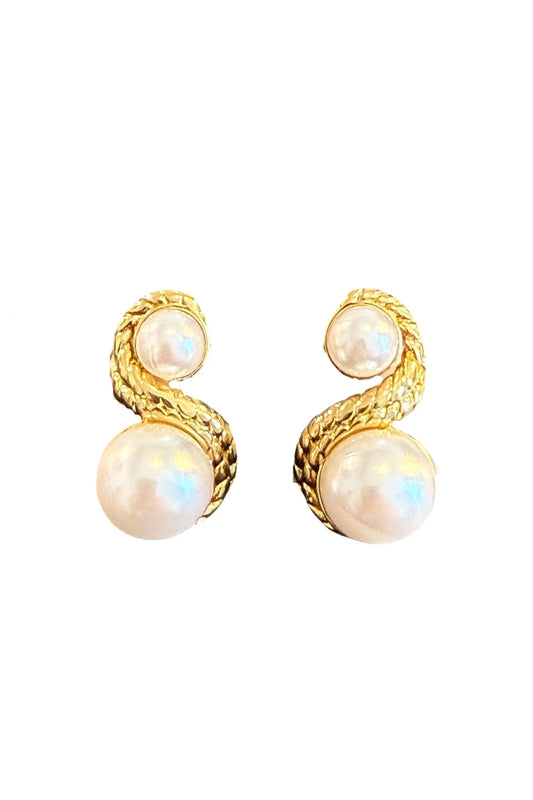 CIMMBER E508 FRENCH RIVIERA PRL EARRING