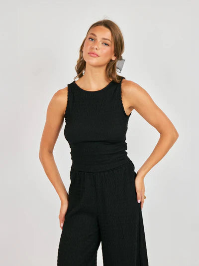 SADIE AJ1211 TEXTURED TANK