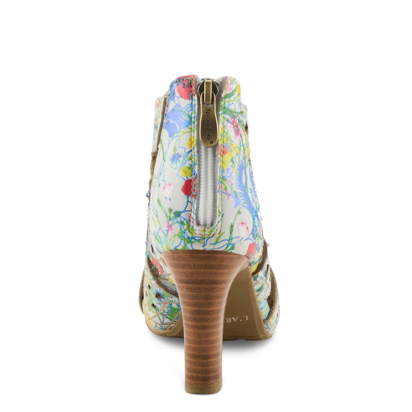 LAR AMORA PEEPTOE BOOTIE HEEL