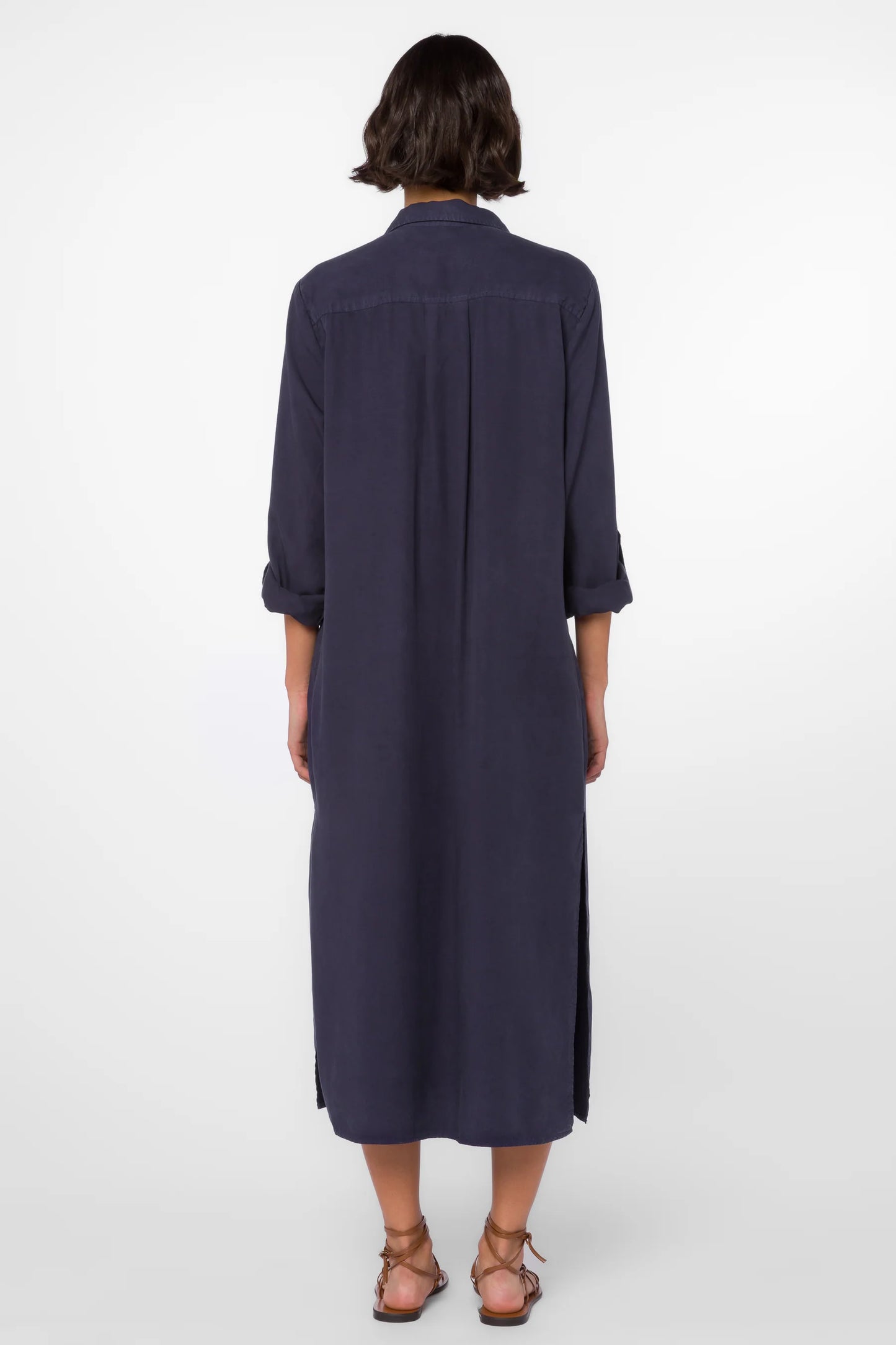 VELV SLEEVE SHIRT DRESS