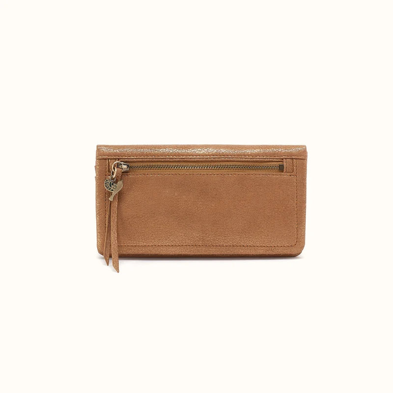 HOBO LUMEN METLC CONTINENTAL WALLET