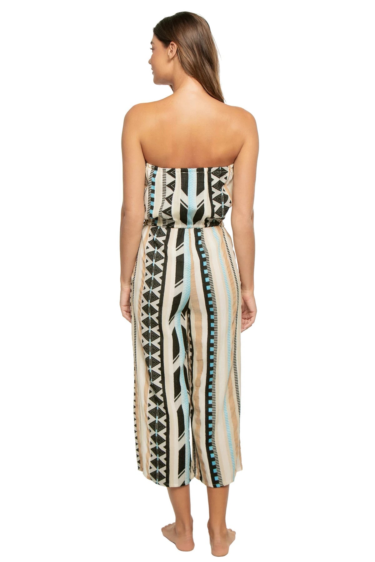 ELAN CNE7095 AZTEZ STRAPLESS JUMPSUIT