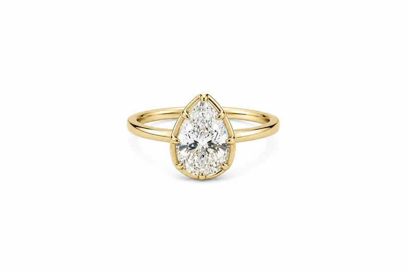 SAHI PEAR CUT CZ RING