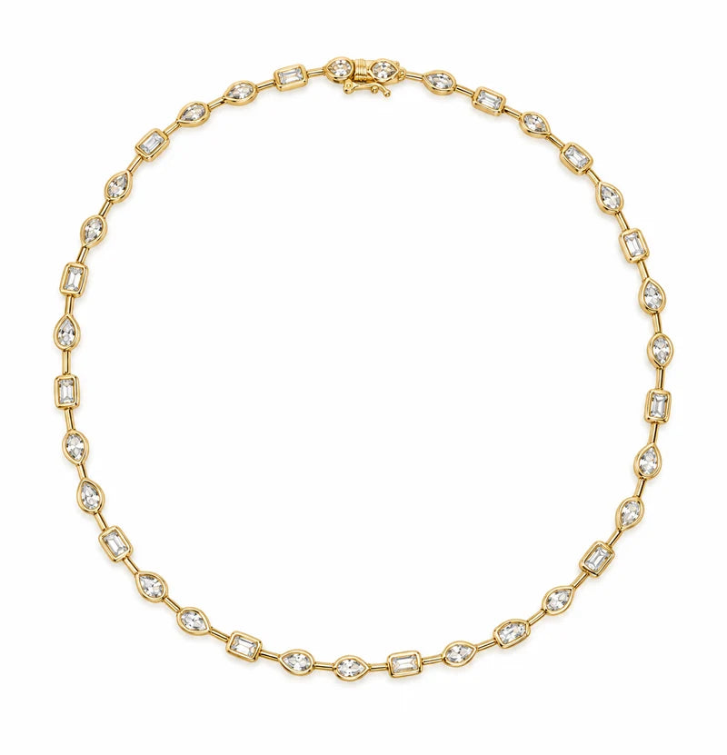 SAHI SERENA BEZEL NECKLACE