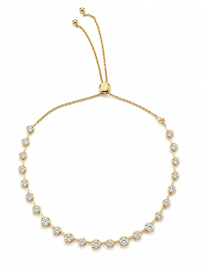 SAHI LORA BEZEL NECKLACE