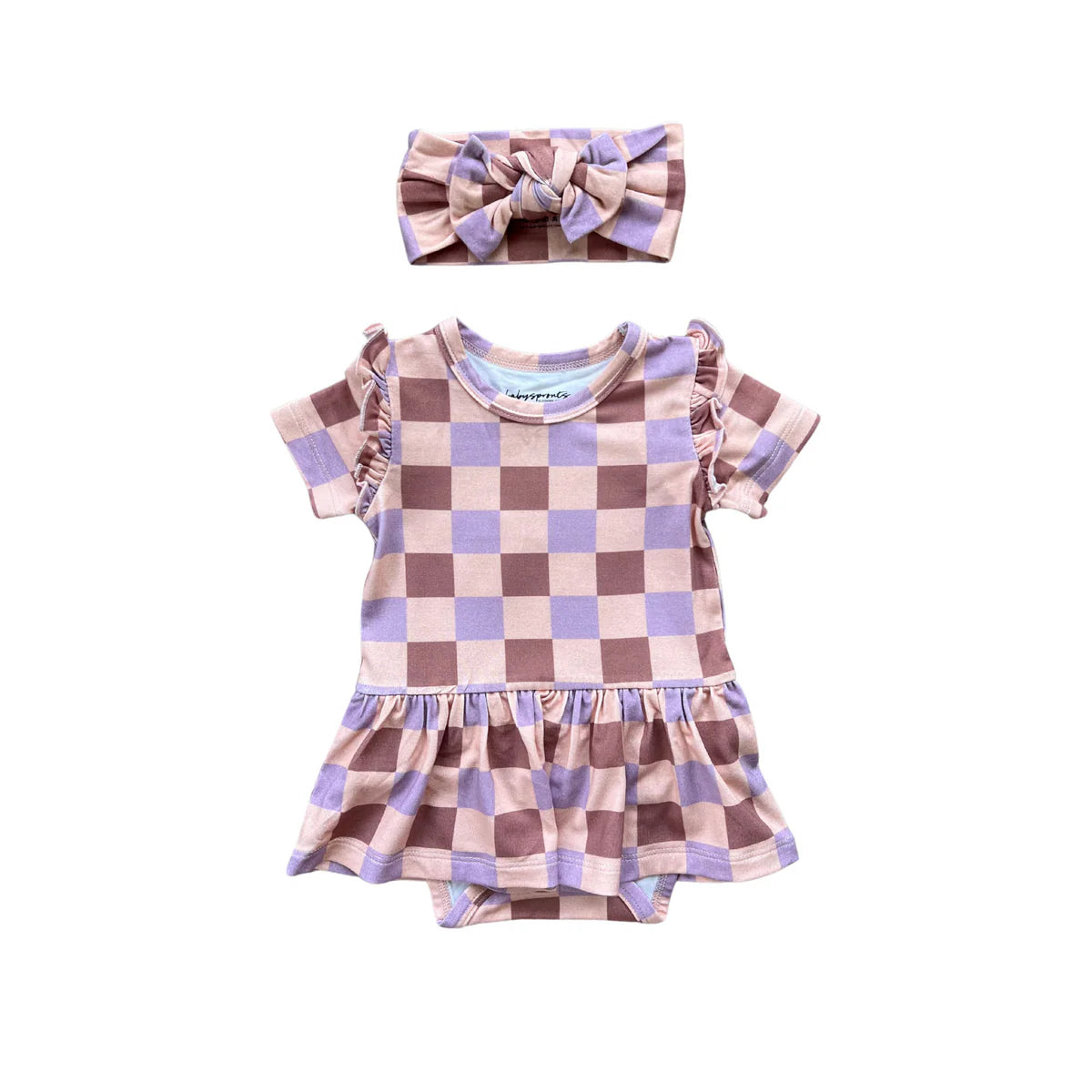 Checkered Onesie Set