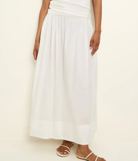 MS DPS101 POPLIN MAXI SKIRT