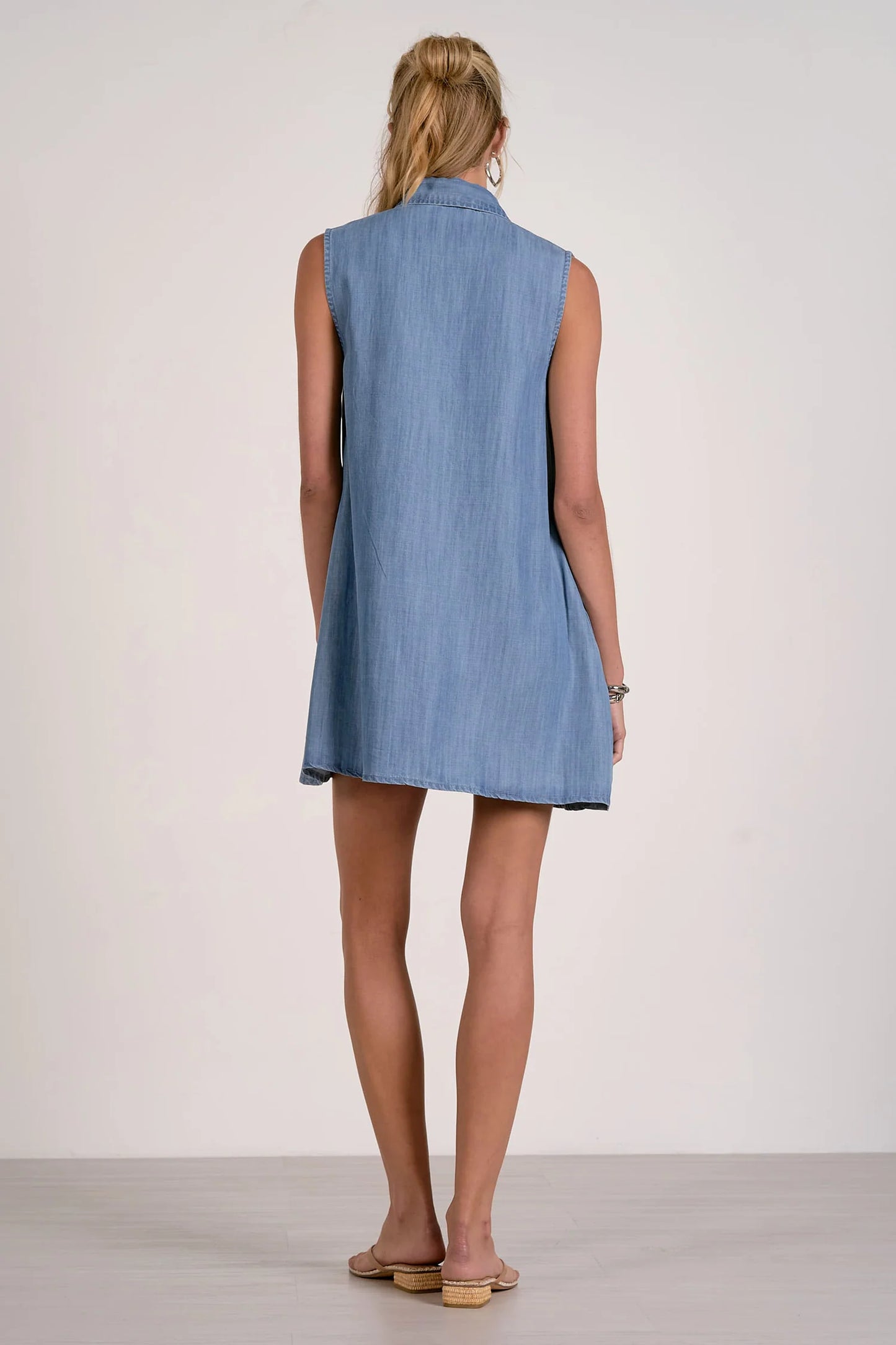ELAN DTE50127 DENM TANK DRESS