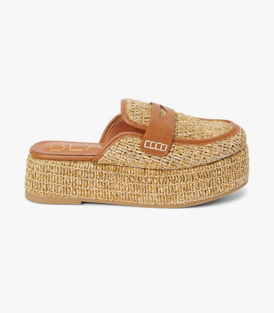 Platform Woven Mule