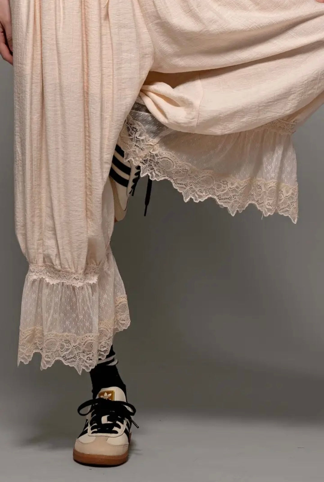 Cropped Bloomer Pants