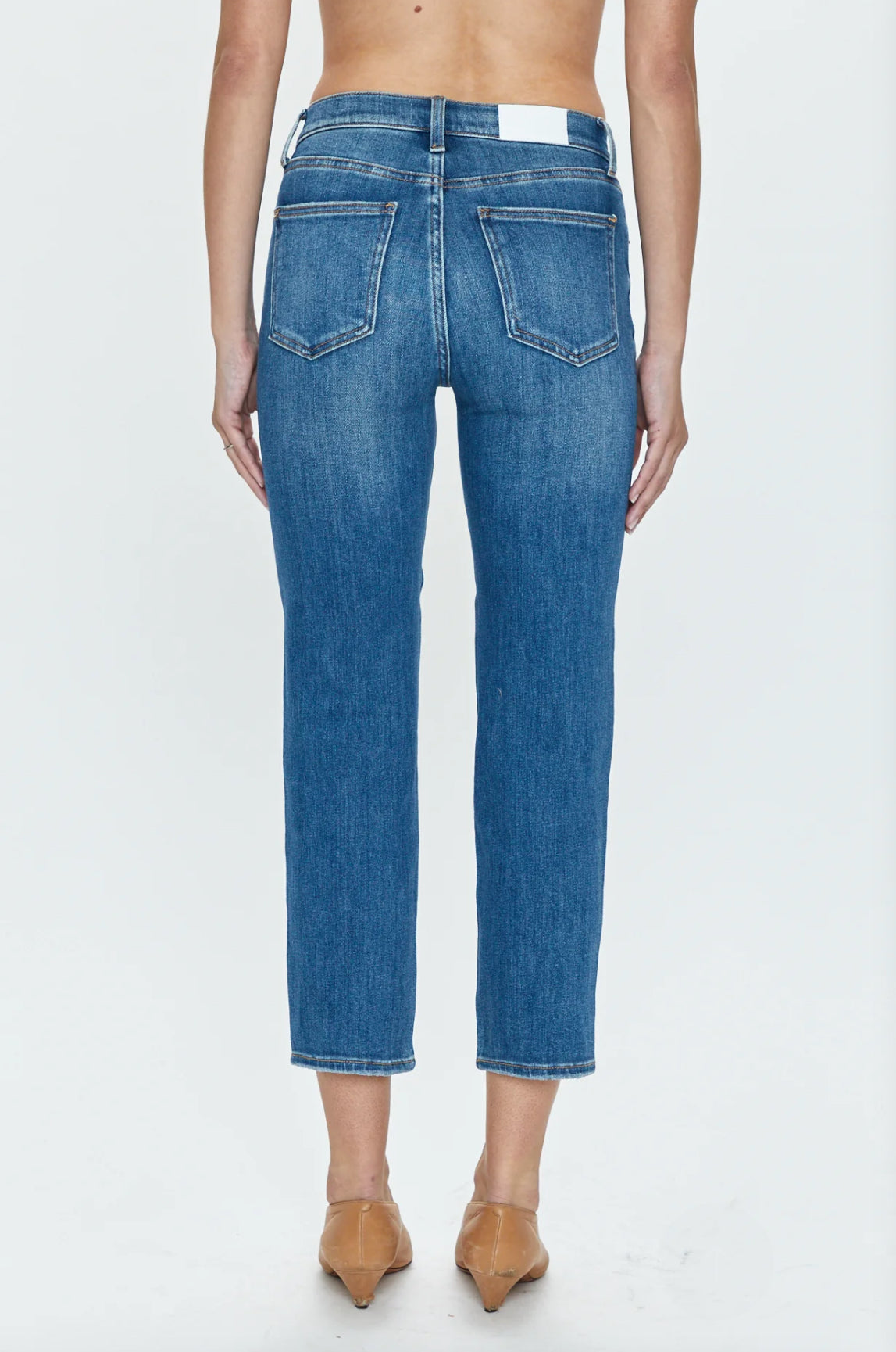 Pistola High Rise Crop Cigarette Jeans