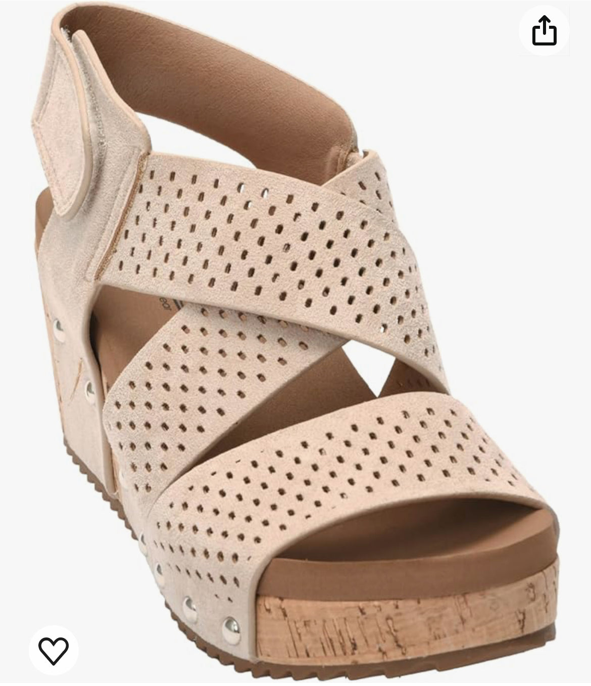 Studded Wedge Sandal