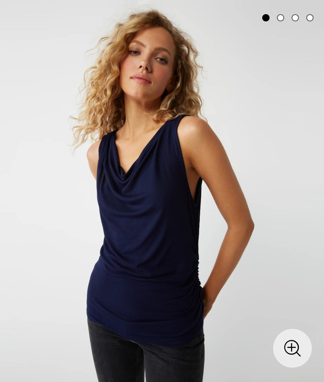 Michael Star Cowl Neck Tank