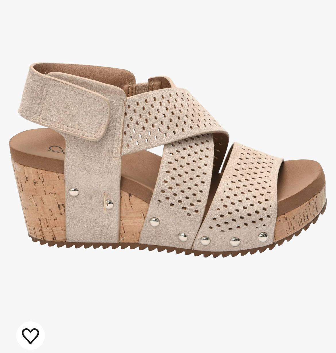 Studded Wedge Sandal