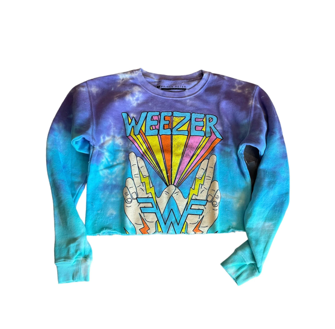 Weezer Cropped Pullover