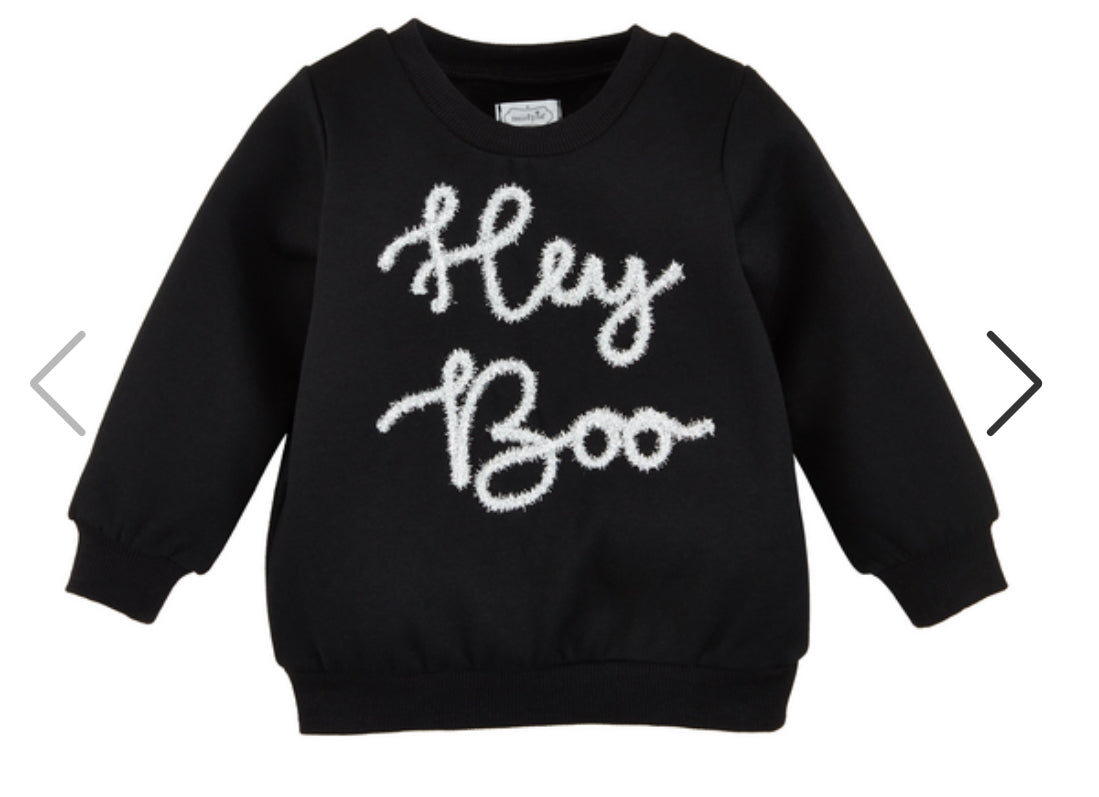 Hey Boo Toddler Sweatshirt