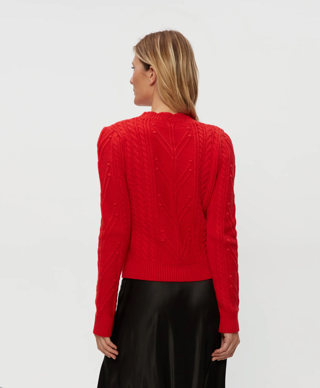 Michael Star Puff Sleeve Sweater