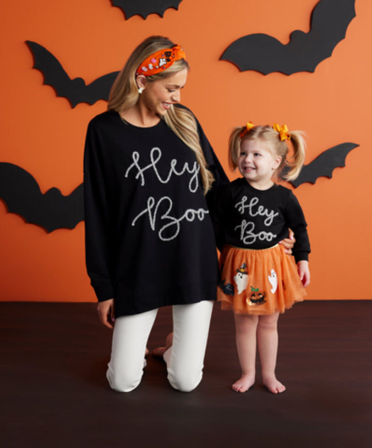 Hey Boo Toddler Sweatshirt