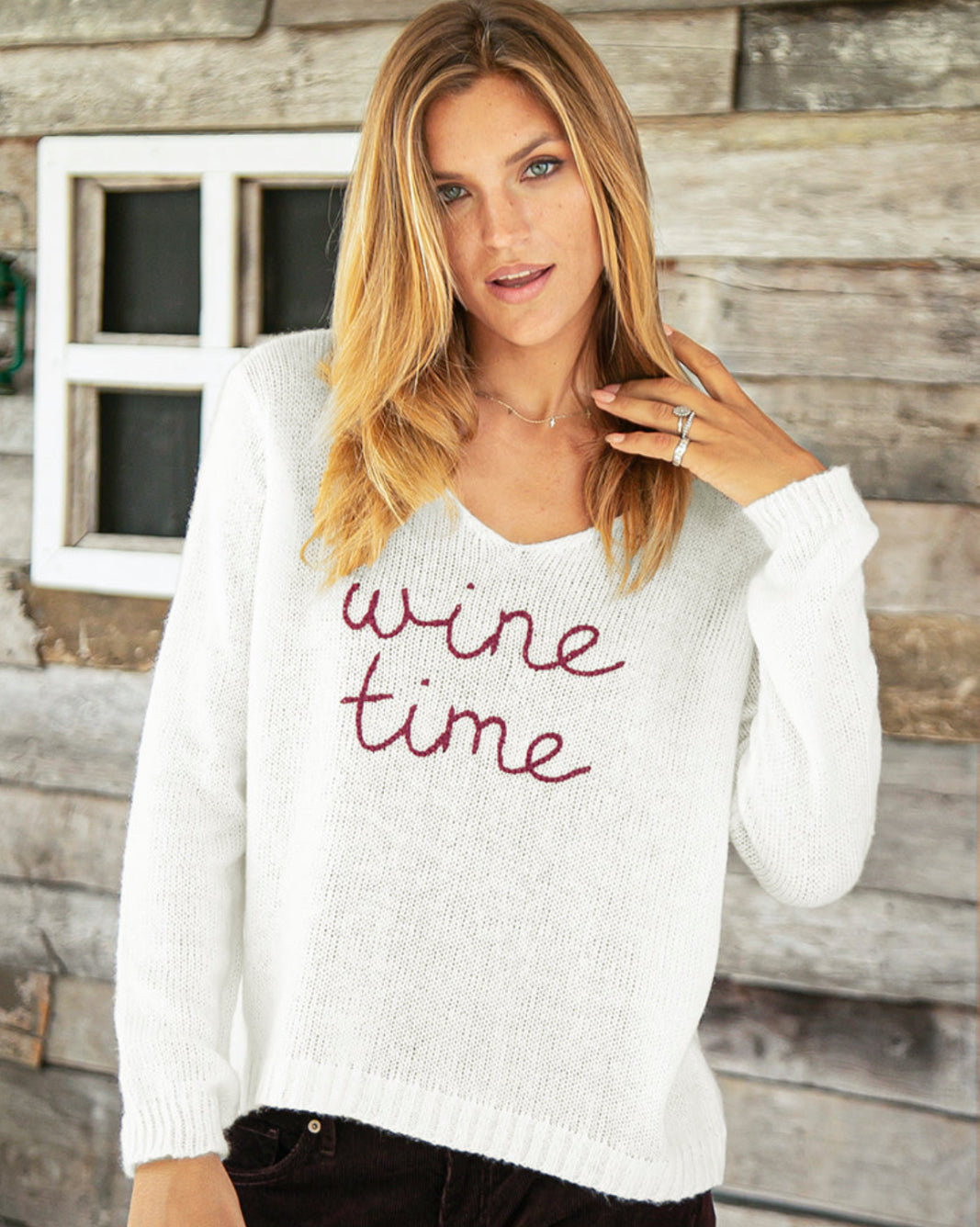 Wine Time Sweater