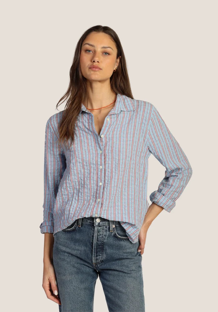 DYLAN TAYLOR STRIPE BTN UP