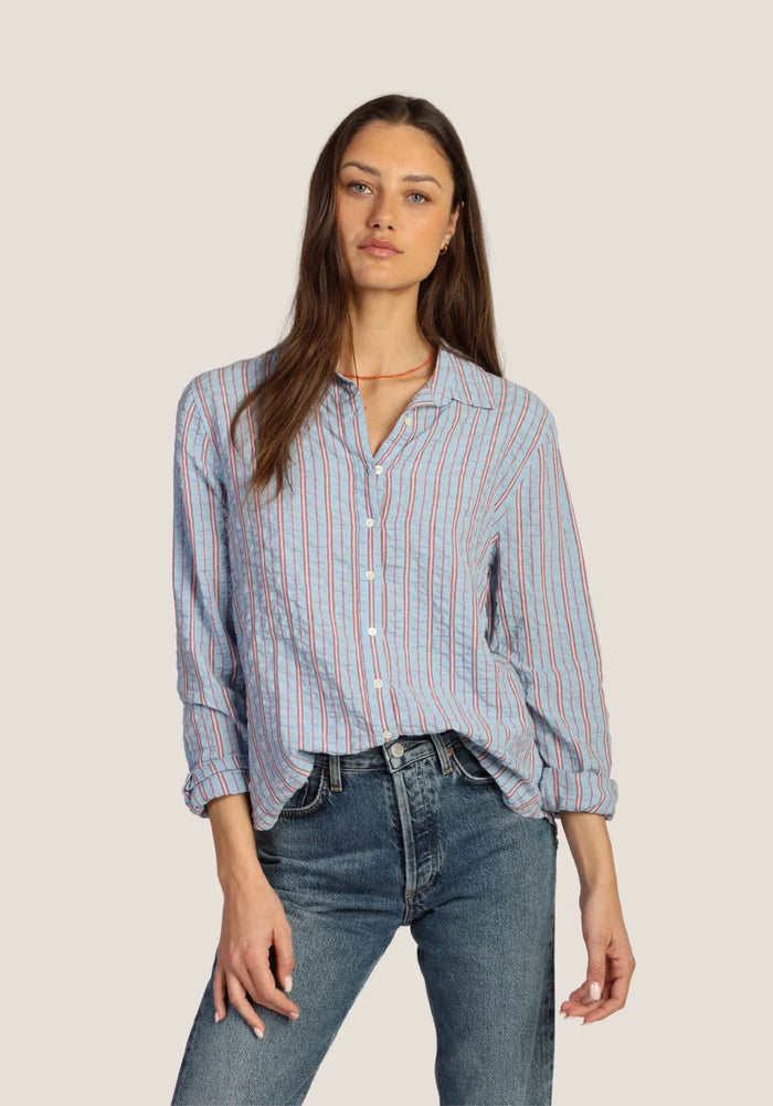 DYLAN TAYLOR STRIPE BTN UP